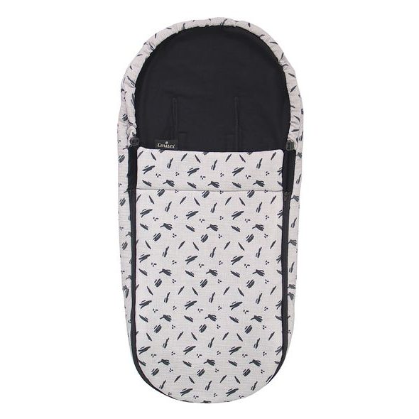 EMITEX NOVOROZENECKÝ FUSAK MUŠELÍN CRAZY NOTES - FUSAKY DO AUTOSEDAČKY - AUTOSEDAČKY A PŘÍSLUŠENSTVÍ