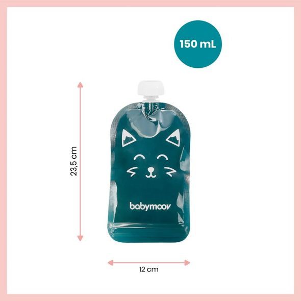 BABYMOOV SADA SÁČKŮ 150ML 20KS - KAPSIČKY NA JÍDLO - KRMENÍ