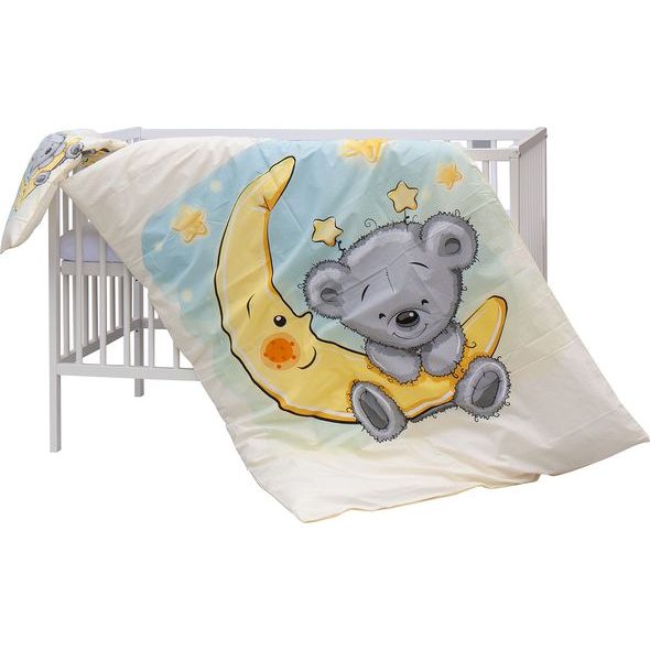 SCARLETT DĚTSKÁ POSTÝLKA S KOMPLETNÍ VÝBAVOU SCARLETT 120 X 60 CM - MIMAS - DŘEVĚNÉ POSTÝLKY - SPINKÁNÍ