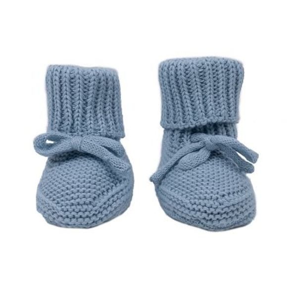 LODGER SLIPPER KNIT BLUE FOGG 0 - 6 MĚSÍCŮ - KOJENECKÉ CAPÁČKY - PRO DĚTI