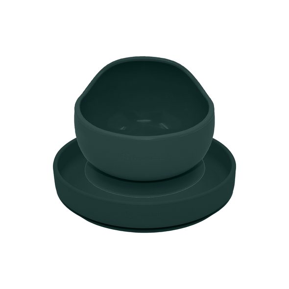 PETITE&MARS SET JÍDELNÍ SILIKONOVÝ TAKE&MATCH 2KS TALÍŘ + MISKA 6M+ - VÝHODNÉ SADY - KRMENÍ