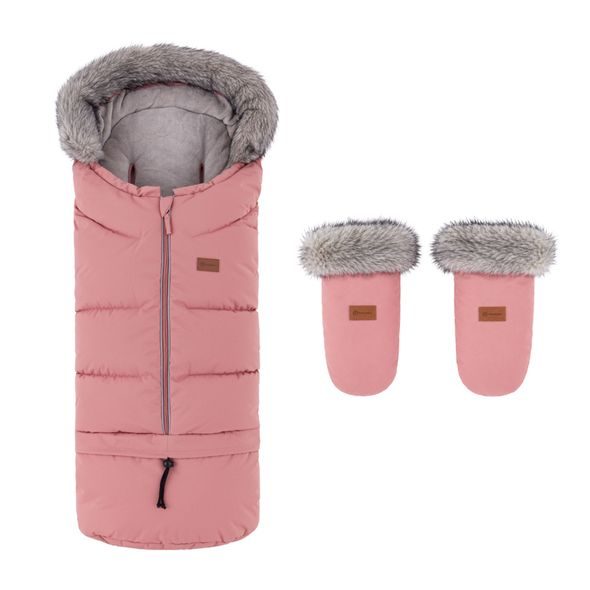 PETITE&MARS SET ZIMNÍ FUSAK ARCTIC 4V1 + RUKAVICE NA KOČÁREK FJORA - FUSAKY DO KOČÁRKU - KOČÁRKY A PŘÍSLUŠENSTVÍ