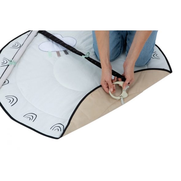 TINY LOVE HRACÍ DEKA S HRAZDOU GYMINI BLACK & WHITE - HRACÍ DEKY - PRO DĚTI