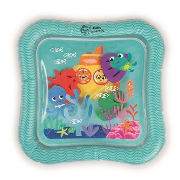 BABY EINSTEIN PODLOŽKA VODNÍ 40X40 CM SENSORY SPLASH™ 0M+ - HRA NA BŘÍŠKU - PRO DĚTI