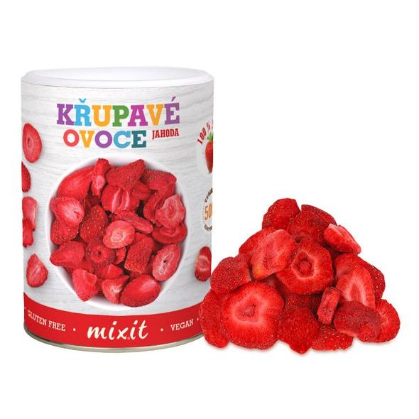MIXIT KŘUPAVÉ OVOCE JAHODA (50G) - SLADKÉ ZOBÁNÍ - PRO MAMINKY