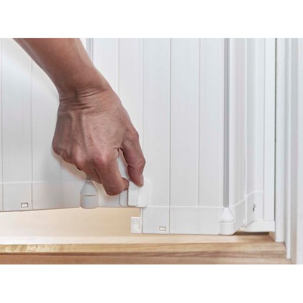 BABYDAN LAMELOVÁ ZÁBRANA ALMA BÍLÁ 55-89CM, ŠROUBOVACÍ - BEZPEČNOST DĚTÍ V DOMÁCNOSTI - KOUPÁNÍ A ZDRAVÍ