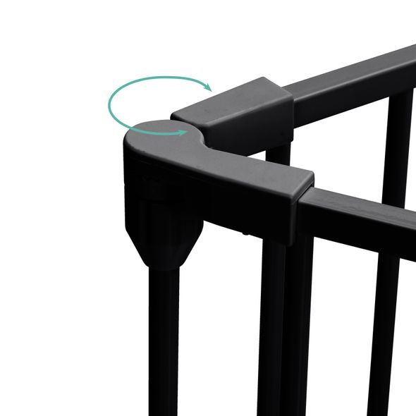 FILLIKID PROSTOROVÁ BEZPEČNOSTNÍ ZÁBRANA BLACK - BEZPEČNOST DĚTÍ V DOMÁCNOSTI - KOUPÁNÍ A ZDRAVÍ