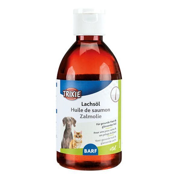 TRIXIE SALMON OIL - LOSOSOVÝ OLEJ 250 ML (OMEGA 3 A 6) - DOPLŇKY STRAVY PRO PSY - CHOVATELSKÉ POTŘEBY MALVÍKZOO