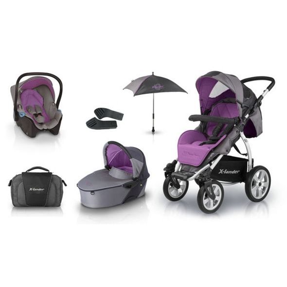 X-LANDER SET XA 2011 XXV - TROJKOMBINACE - KOČÁRKY A PŘÍSLUŠENSTVÍ