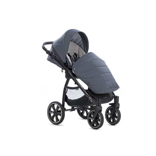 NOORDI KOČÁREK FJORDI SP 2V1 MELANGE GRAPHITE - TROJKOMBINACE - KOČÁRKY A PŘÍSLUŠENSTVÍ