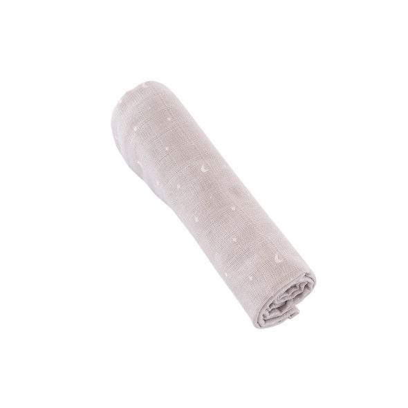 TRÄUMELAND LÁTKOVÉ PLENY 3KS 80 X 80 CM HOPHOP BUNNY GRAU - LÁTKOVÉ PLENY ALL IN ONE - PŘEBALOVÁNÍ