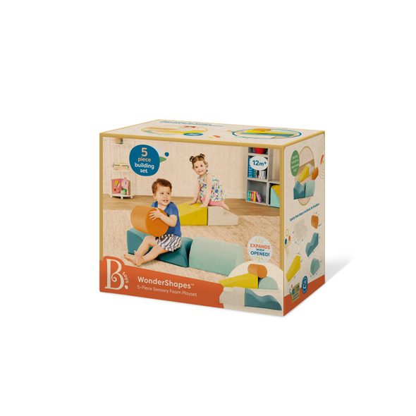 B-TOYS PĚNOVÉ TVARY MAXI WONDERSHAPES - STOHOVACÍ HRAČKY - PRO DĚTI