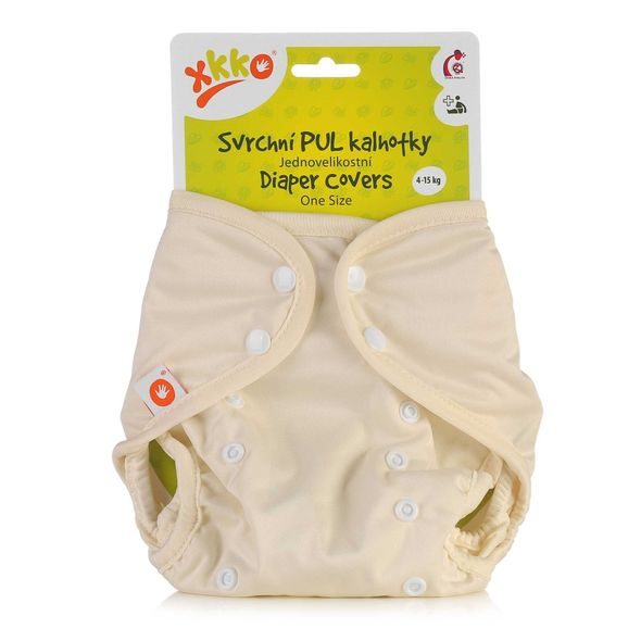 KIKKO SVRCHNÍ PUL KALHOTKY XKKO ONE SIZE PASTEL YELLOW - PLENKOVÉ KALHOTKY - PŘEBALOVÁNÍ
