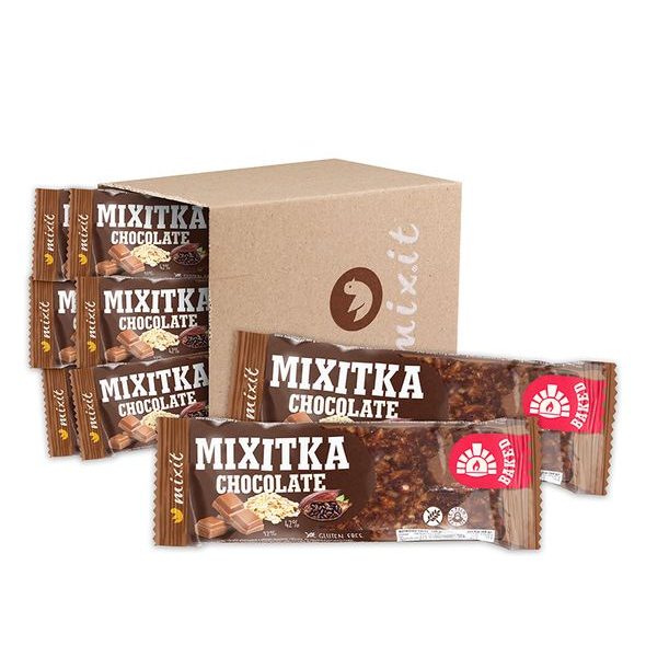 MIXIT MIXITKA BEZ LEPKU - ČOKOLÁDA (60G) - DO TAŠKY NA VYCHÁZKU - PRO MAMINKY