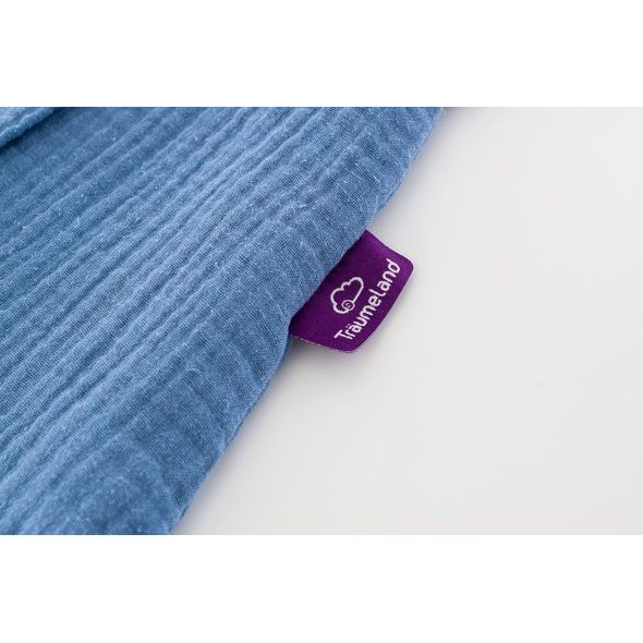 TRÄUMELAND LETNÍ SPACÍ PYTEL LIEBMICH MUSSELIN HELLBLAU 110 CM - SPACÍ PYTLE - SPINKÁNÍ