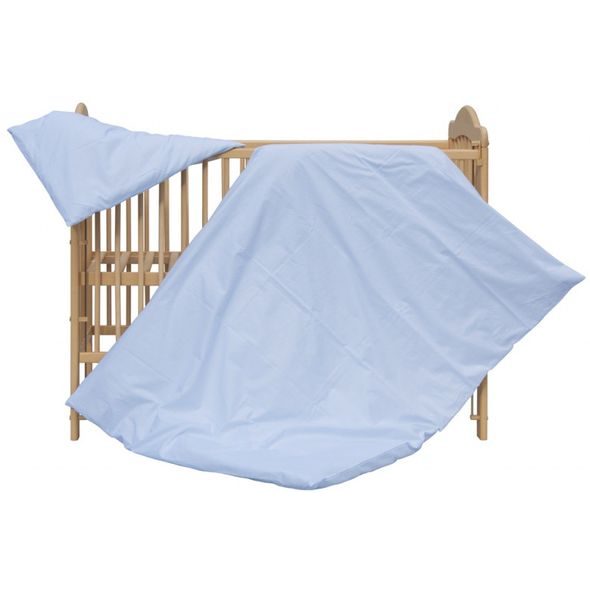 SCARLETT DĚTSKÉ POVLEČENÍ 2-DÍLNÉ BLANKA MODRÉ 100X135CM - POVLEČENÍ DO POSTÝLKY - SPINKÁNÍ