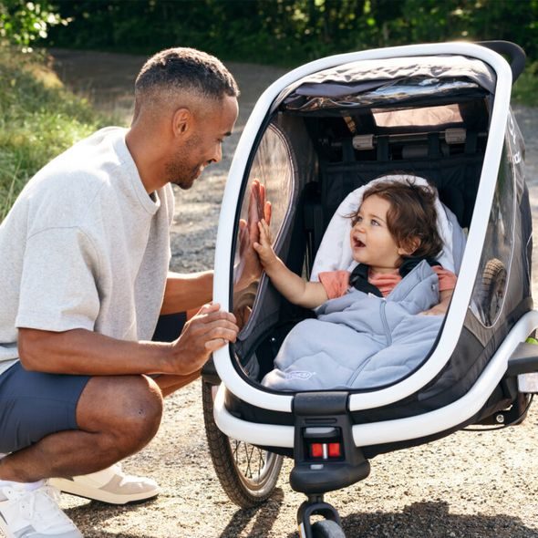 VOKSI SKY LIGHT GREY SOLID - FUSAKY DO KOČÁRKU - KOČÁRKY A PŘÍSLUŠENSTVÍ