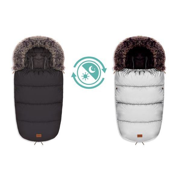 FILLIKID FUSAK ZIMNÍ MANASLU REFLECT BLACK - FUSAKY DO KOČÁRKU - KOČÁRKY A PŘÍSLUŠENSTVÍ