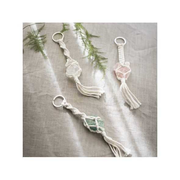 CREATIV COMPANY KREATIVNÍ SADA MINI CRAFT KIT MACRAMÉ KEY RINGS - VÝTVARNÉ POMŮCKY A HRAČKY - PRO DĚTI