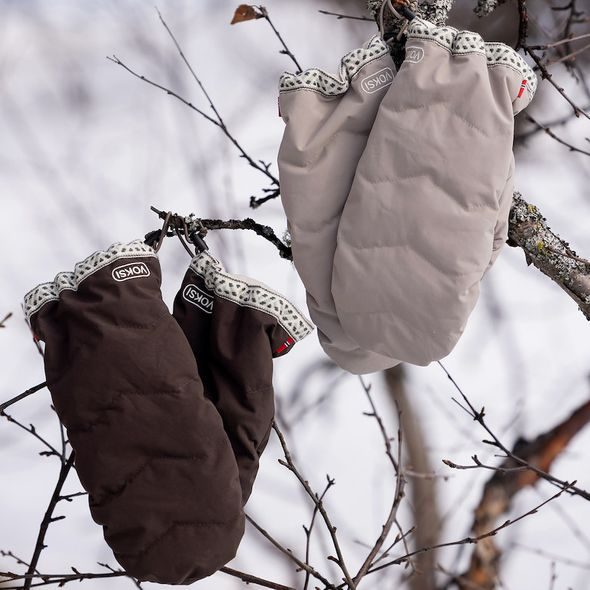 VOKSI RUKAVICE NA KOČÁREK LIMITED CLAY SNOW - RUKÁVNÍKY NA KOČÁREK - KOČÁRKY A PŘÍSLUŠENSTVÍ