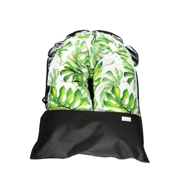 ENIE BABY KOJÍCÍ POLŠTÁŘ SATINE TROPICAL LEAVES Z PAMĚŤOVÉ PĚNY - KOJÍCÍ POLŠTÁŘE - KRMENÍ