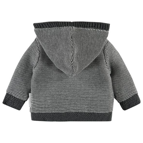 NOPPIES CARDIGAN QUARTZ GREY MELANGE - KABÁTKY, MIKINKY - PRO DĚTI