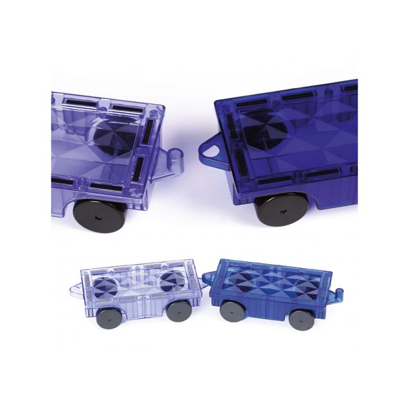 LUDI MAGNETICKÁ STAVEBNICE S AUTY 63 KS - STAVEBNICE A PUZZLE - PRO DĚTI