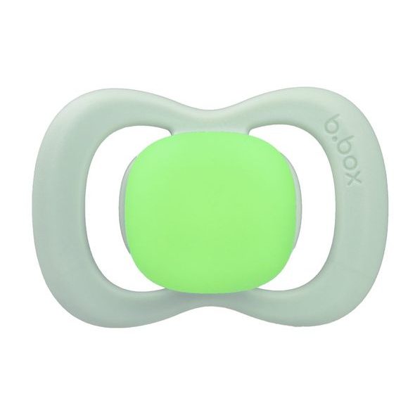 B.BOX DUDLÍKY Z PŘÍRODNÍHO KAUČUKU 6M+, 2KS - GLOW SKY/SAGE - ŠIDÍTKA A DOPLŇKY - KRMENÍ