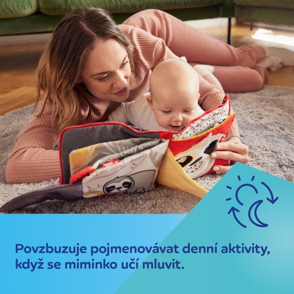 CANPOL BABIES SENZORICKÁ KNÍŽKA PANDA BABIESBOO - KNÍŽKY PRO NEJMENŠÍ - PRO DĚTI