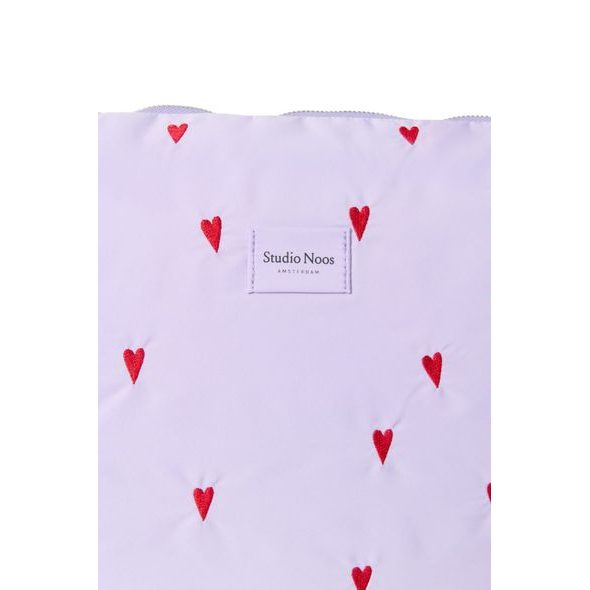 STUDIO NOOS PUFFY DIAPER BAG PŘEBALOVACÍ TAŠKA PURPLE HEARTS - PŘEBALOVACÍ TAŠKY - KOČÁRKY A PŘÍSLUŠENSTVÍ
