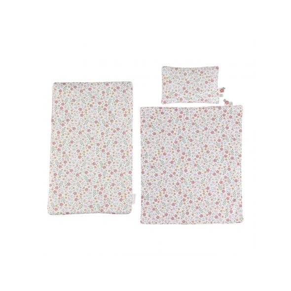 LITTLE DUTCH POSTÝLKA PRO PANENKY DŘEVĚNÁ S PEŘINKOU PINK - LITTLE DUTCH - PRO DĚTI