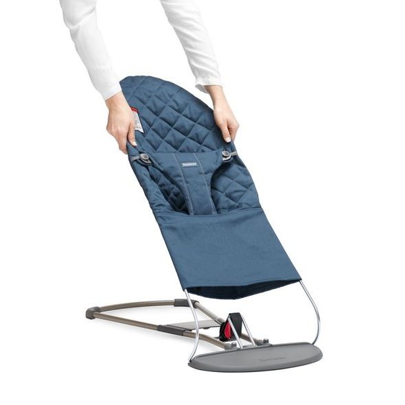 BABYBJÖRN POTAH NA LEHÁTKO BLISS MIDNIGHT BLUE WOVEN - POTAHY NA LEHÁTKA - SPINKÁNÍ