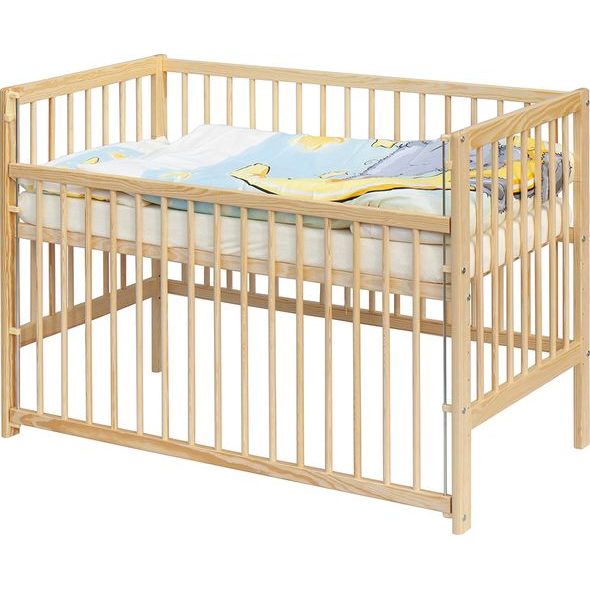 SCARLETT DĚTSKÁ POSTÝLKA S KOMPLETNÍ VÝBAVOU SCARLETT 120 X 60 CM - MIMAS - DŘEVĚNÉ POSTÝLKY - SPINKÁNÍ