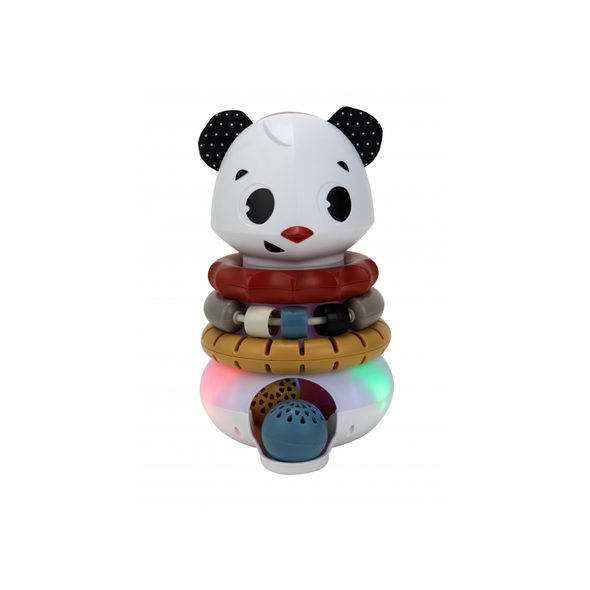 TINY LOVE HUDEBNÍ PYRAMIDA S KROUŽKY TINY ROCKERS PANDA - MOTORICKÉ A HUDEBNÍ - PRO DĚTI