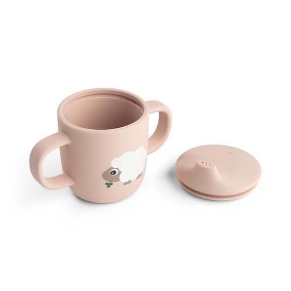 DONE BY DEER SILIKONOVÝ HRNEČEK S PÍTKEM TINY FARM - DĚTSKÉ HRNEČKY - KRMENÍ