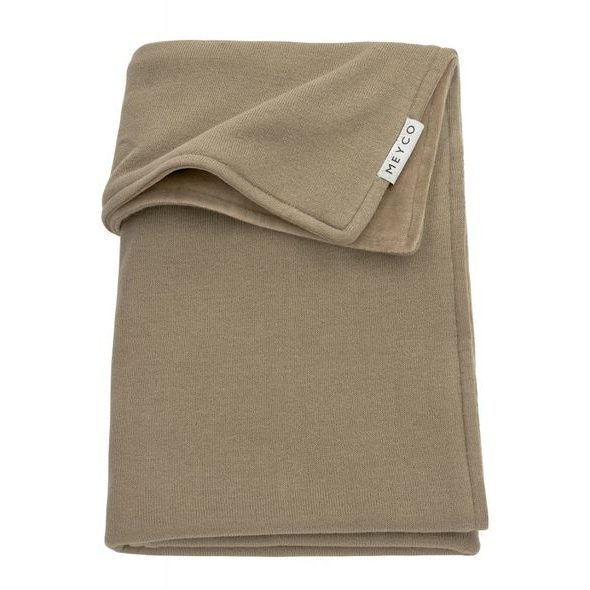 MEYCO DEKA KNIT BASIC SAMET - TAUPE - DETSKÉ DEKY - SPINKÁNÍ