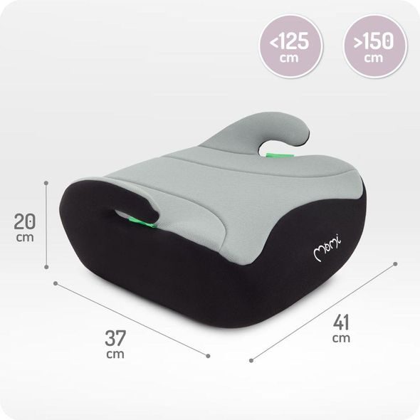 MOMI PODSEDÁK MOMI LIKO ŠEDÝ - AUTOSEDAČKY 15-36KG - AUTOSEDAČKY A PŘÍSLUŠENSTVÍ