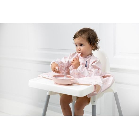 BIBADO HANDI DĚTSKÝ PŘÍBOR S KLIPEM BLUSH - LŽIČKY A PŘÍBORY - KRMENÍ