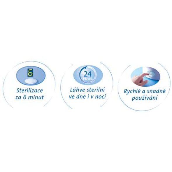PHILIPS AVENT PARNÍ STERILIZÁTOR DIGITÁLNÍ - STERILIZÁTORY - KRMENÍ