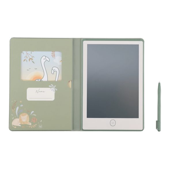 LITTLE DUTCH KRESLICÍ TABLET GREEN SAFARI FRIENDS - SAFARI FRIENDS - PRO DĚTI