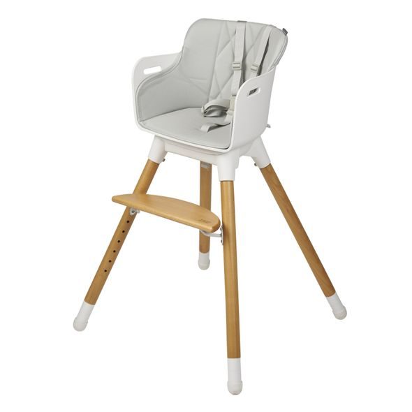 BABABING UNA WHITE / GREY - JÍDELNÍ ŽIDLIČKY DŘEVĚNÉ - KRMENÍ