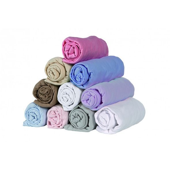 CANDIDE PROSTĚRADLO BAVLNĚNÉ 70X140CM HNĚDÉ - PROSTĚRADLA - SPINKÁNÍ