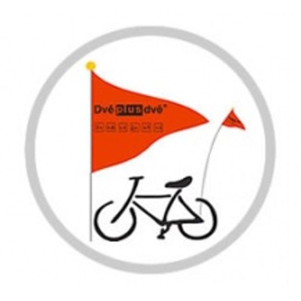 DVĚ PLUS DVĚ SAFETY FLAG PRAPOREK K DĚTSKÉMU KOLU - PŘÍSLUŠENSTVÍ CYKLO - NOŠENÍ & SPORT