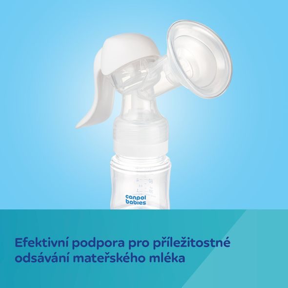 CANPOL BABIES RUČNÍ ODSÁVAČKA MATEŘSKÉHO MLÉKA BASIC - ODSÁVAČKY MATEŘSKÉHO MLÉKA - KRMENÍ