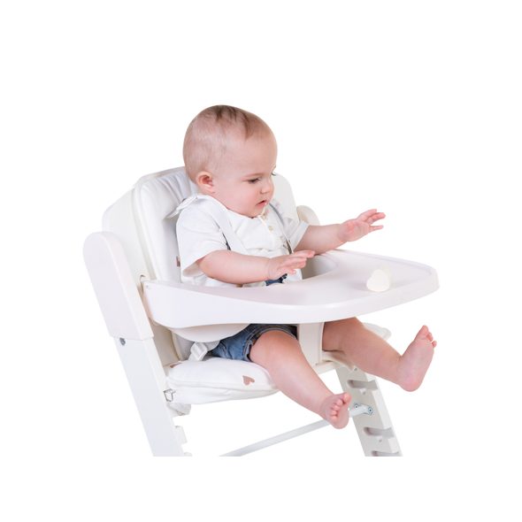 CHILDHOME ROSTOUCÍ ŽIDLIČKA EVOSIT WHITE - JÍDELNÍ ŽIDLIČKY DŘEVĚNÉ - KRMENÍ