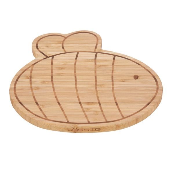 LÄSSIG BREAKFAST BOARD BAMBOO WOOD GARDEN EXPLORER BEE - MISKY, TALÍŘKY A PODLOŽKY - KRMENÍ