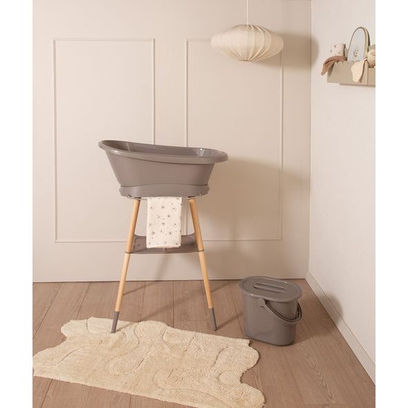 BEBE-JOU DIGITÁLNÍ KOUPACÍ SADA BÉBÉ-JOU SENSE PLUS 8 DÍLNÁ CHALK BROWN - VANIČKY PLASTOVÉ - KOUPÁNÍ A ZDRAVÍ