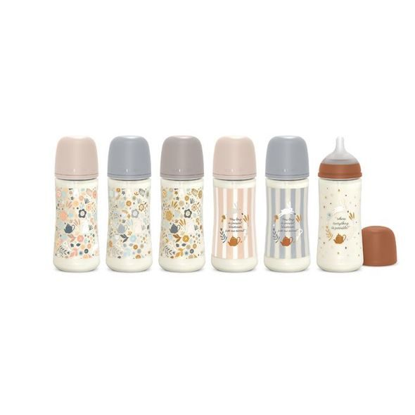 SUAVINEX SUAVINEX | KOJENECKÁ LÁHEV WONDERLAND 360ML FYZIOL PRŮTOK L - KOJENECKÉ LAHVE - KRMENÍ