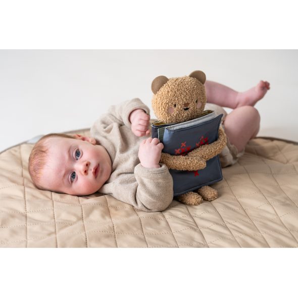 TAF TOYS MEDVÍDEK PLYŠOVÝ S KNÍŽKOU SNUGGLE BEAR - PLYŠOVÁ ZVÍŘATA - PRO DĚTI