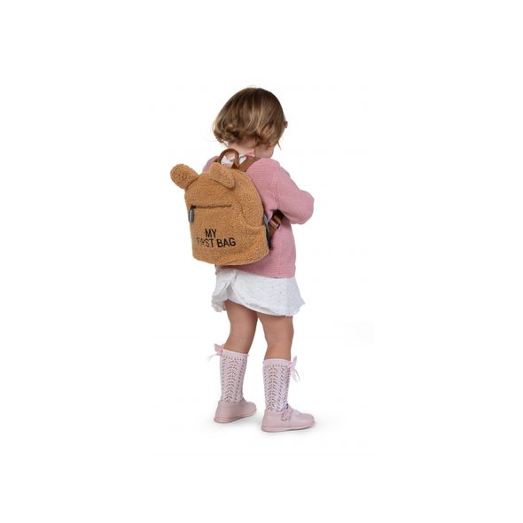 CHILDHOME DĚTSKÝ BATOH MY FIRST BAG TEDDY BEIGE - BATOHY A TAŠKY - PRO DĚTI